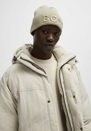 BOSS AFOX UNISEX - Beanie - light beige one