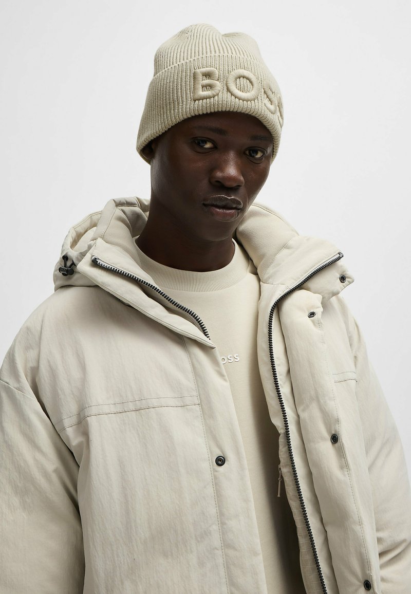 BOSS AFOX UNISEX - Čepice - light beige one