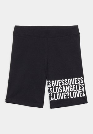 JUNIOR BIKER PANTS UNISEX - Šortky - jet black