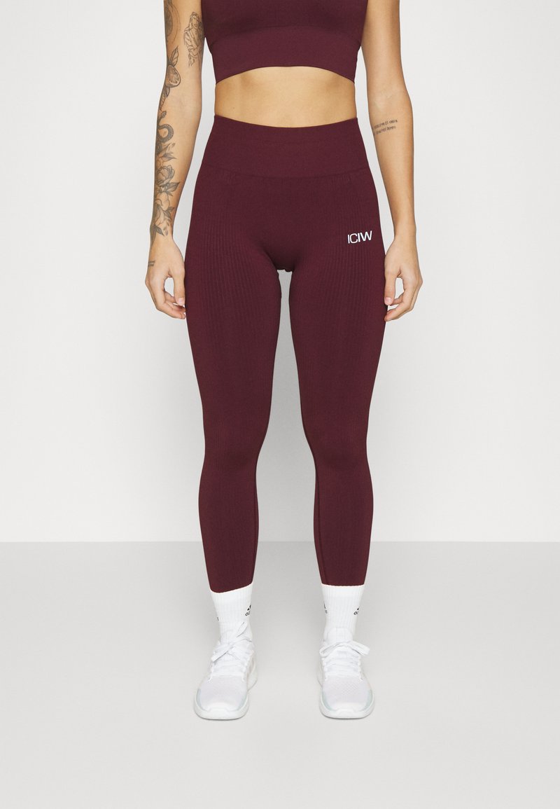 ICANIWILL DEFINE SEAMLESS Legging dark burgundy/bordeauxrood Zalando.nl