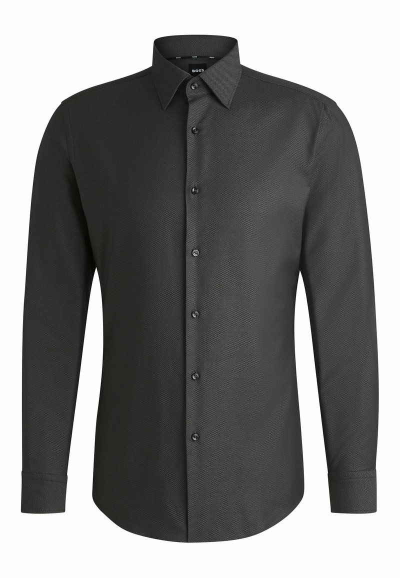 Boss Zakelijk overhemd donkergrijs Boss Zakelijk overhemd donkergrijs