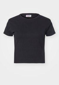 CROPPED - Camiseta básica - black