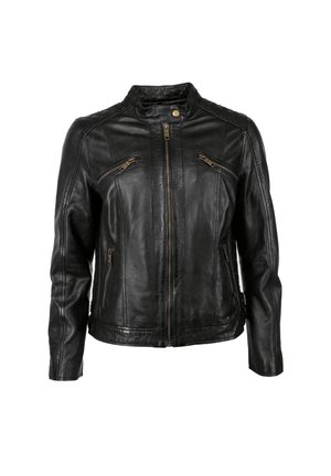 Leren jas - black