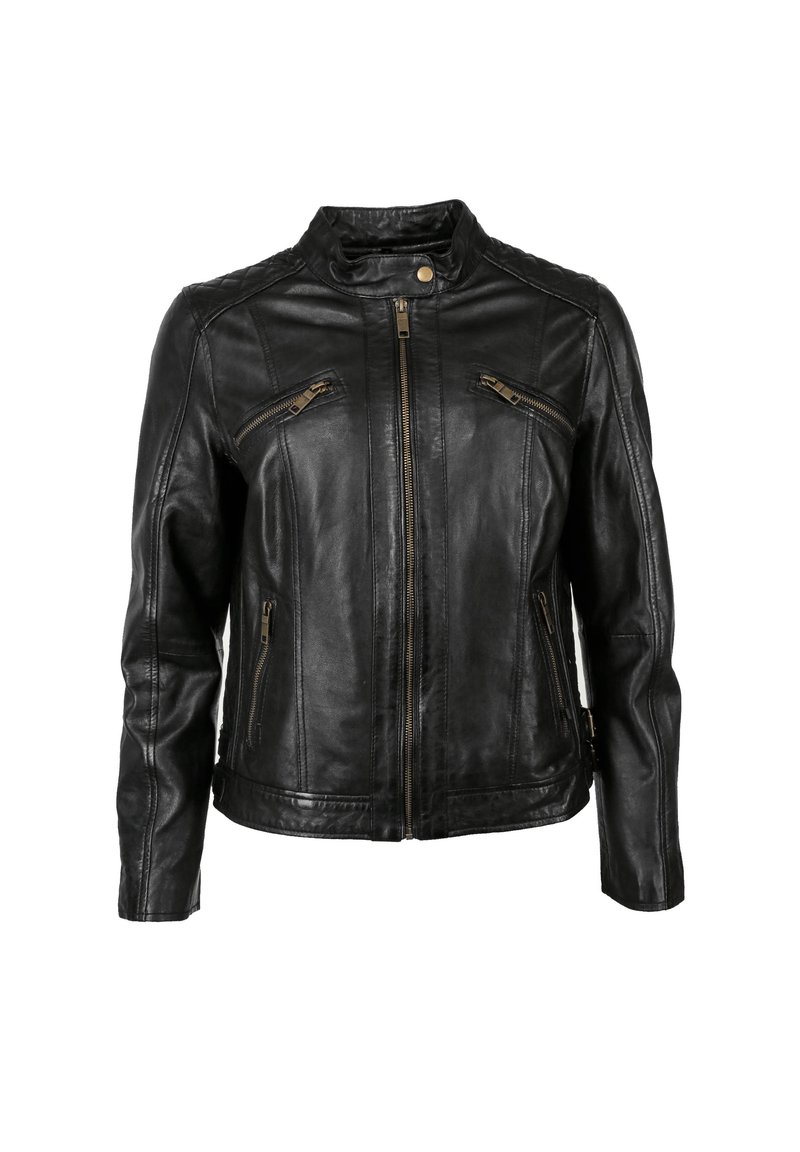 JCC Leren jas - black