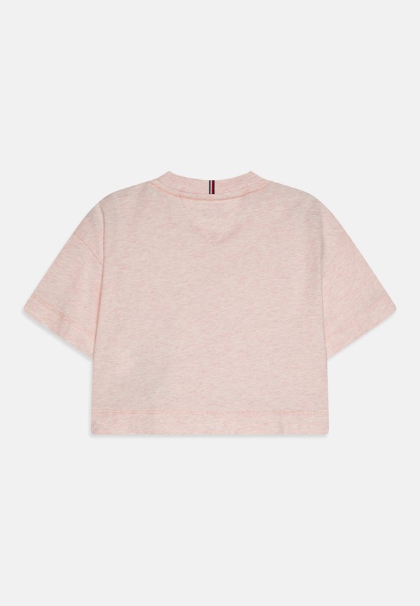 MELANGE VARSITY ARCHIVE TEE - Print T-shirt - coral ice heather2