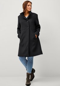 Ellos Plus collection MIT HOHEM KRAGEN - Korte frakker - schwarz