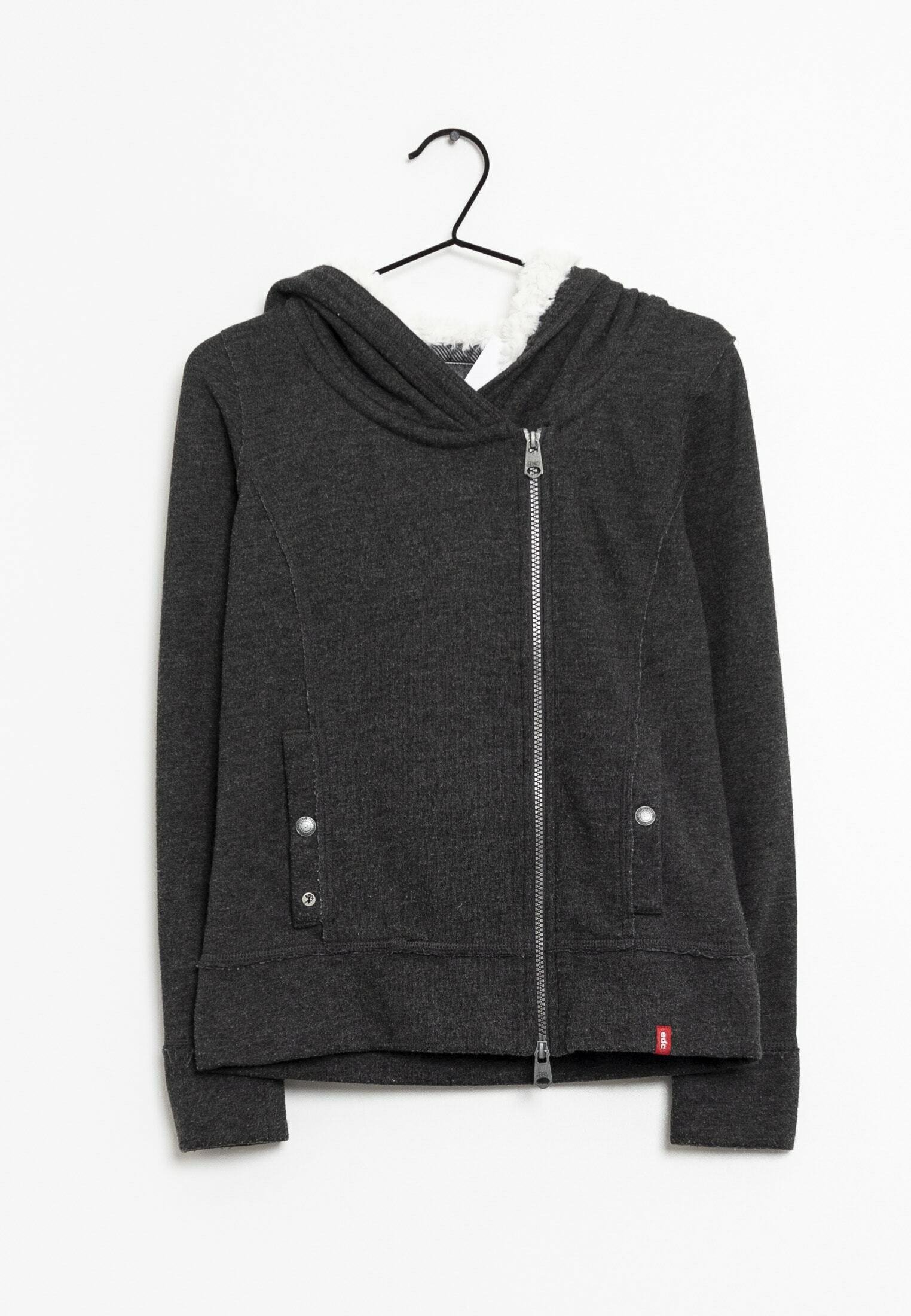 edc by Esprit Sweatjacke grey/grau (Pre-owned) Zalando