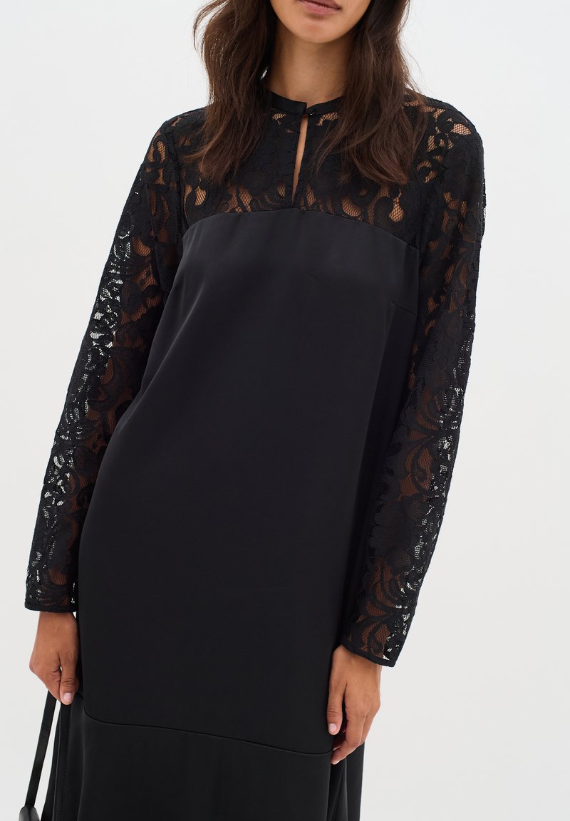 open lace back dress Draper James Daphne Wrap Dress - Green