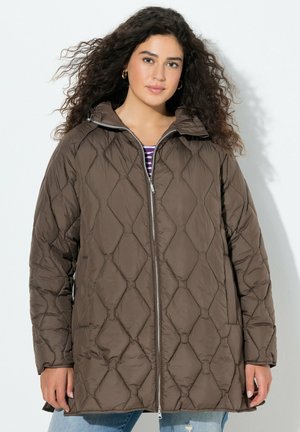 QUILTED WATER REPELLENT - Abrigo de invierno - nougat brown