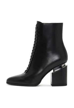 Bottines à lacets - black