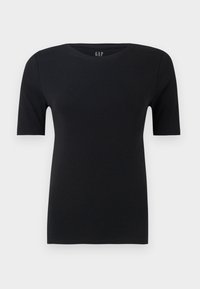 MODERN CREW SOLID - Tricou basic - true black