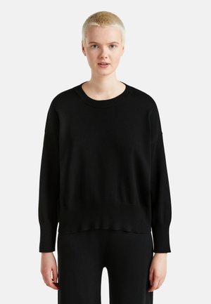 CREW NECK - Jumper - black
