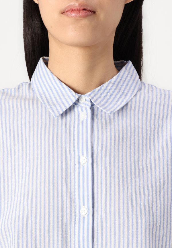 STRIPED SHORTSLEEVE SHIRT - Button-down blouse2