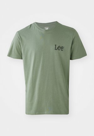 Lee MEDIUM WOBBLY TEE - Camiseta básica - olive stone
