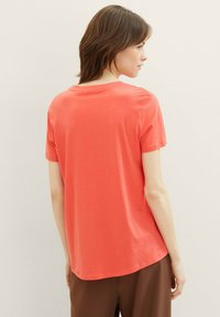 TOM TAILOR DENIM T-shirts basic - plain red