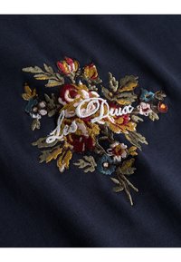 Les Deux FIORE - Triko s potiskem - dark blue