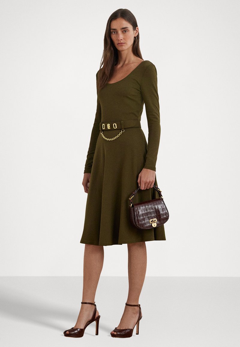 lauren ralph lauren ponte fit and flare dress Amarra 89022