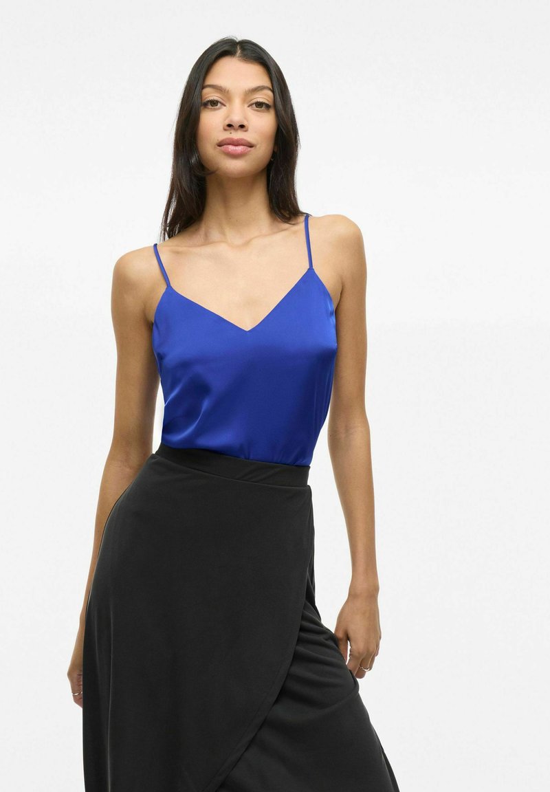 VILA TRÄGER V-AUSSCHNITT - Débardeur - lapis blue