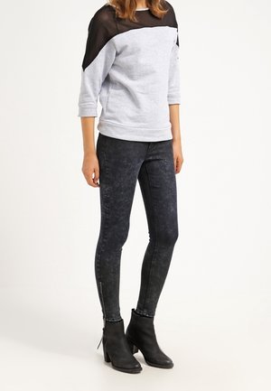 Sweater - mottled light grey