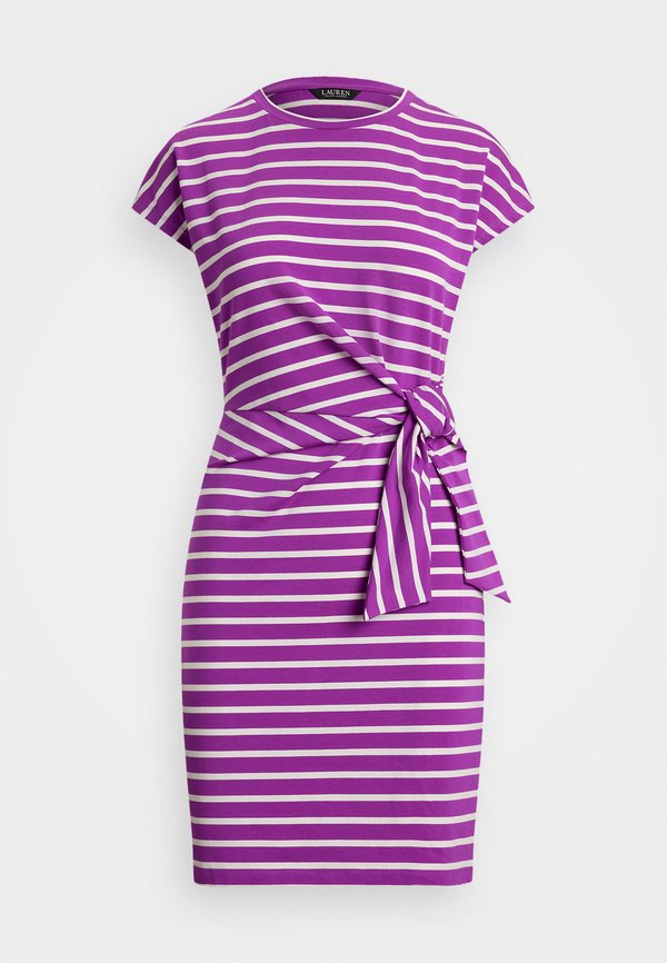 Striped Tie Front Jersey Dress - Jersey dress2
