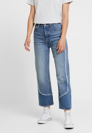 Jean droit - blue denim