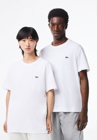 Lacoste Jednoduché tričko - blanc