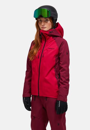 W INSULATED 2L - Snowboardjakke - weinrot