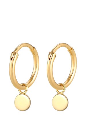 Elli PLATE COIN BASIC - Boucles d'oreilles - gold-coloured