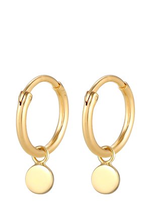 Elli PLATE COIN BASIC - Earrings - gold-coloured