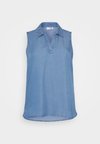 VMCHARPER COLLAR  - Pluus - medium blue denim