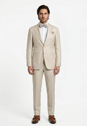 Real Guys, SET BESTEHEND AUS FLIEGE UND EINSTECKTUCH - Einstecktuch - beige