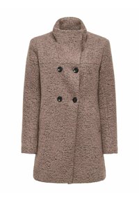 ONLY ONLNEWSOPHIA Abrigo corto walnut/marrón