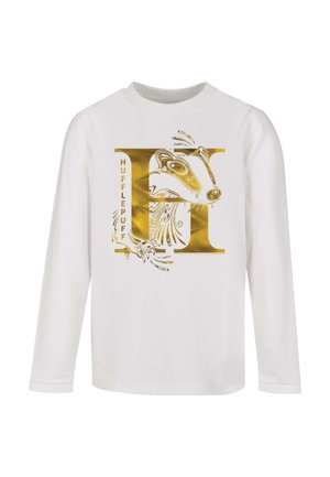 HARRY POTTER - HUFFLEPUFF BADGER  - Long sleeved top - white