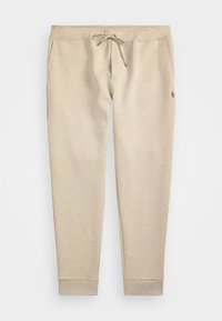 DOUBLE KNIT JOGGER PANT - Pantalon de survêtement - tuscan beige heather