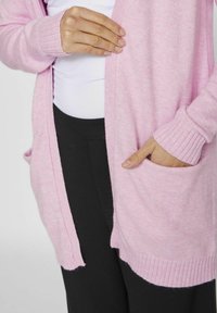 VILA VIRIL OPEN NOOS - Chaqueta de punto - bonbon