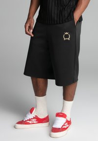 SIKSILK - Donji dijelovi trenirke - black Minijatura 1