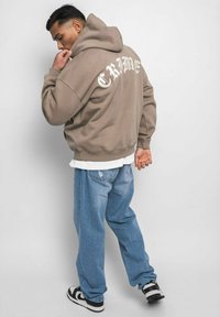 Dropsize HEAVY CRIME  - Sweat à capuche - silvermink