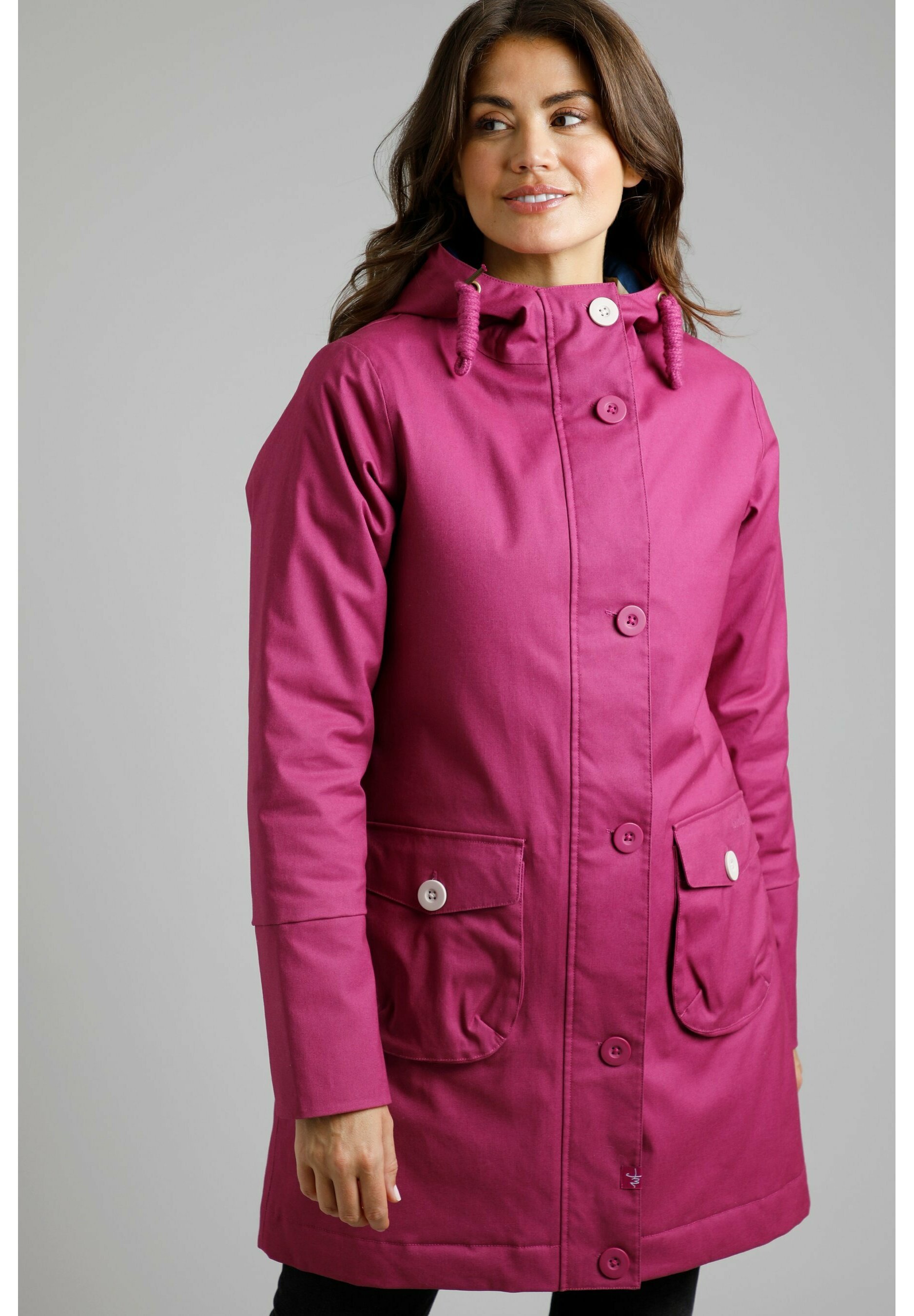 Weird Fish Parka - raspberry/pink 