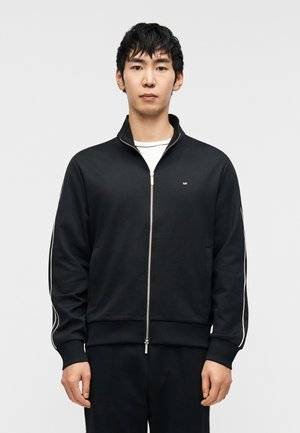 TRACK PIPING JACKET - Tréning dzseki - black