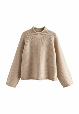 FUNNEL NECK - Strickpullover - neutral