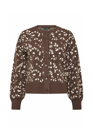 Yours Clothing, PLUS SIZE CARDIGANS - Strickjacke - chocolate
