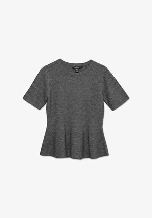 Vero Moda, KNITTED PULLOVER VMEMMA KNITTED PULLOVER - Pullover - medium grey melange