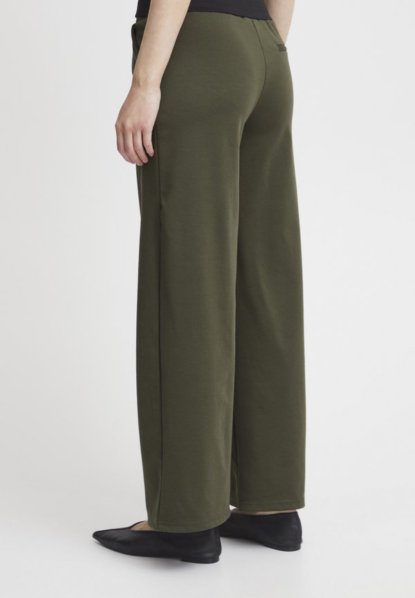 KATE WIDE - Trousers - forest night2