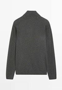 Massimo Dutti WITH RAGLAN SLEEVES - Vest - dark grey/donkergrijs - Zalando.nl