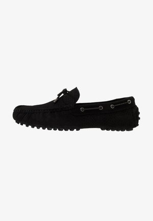 LEATHER - Mockasiner - black