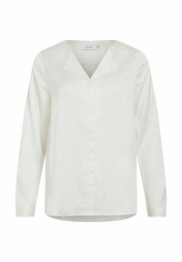 VIELLETTE V-NECK L/S - NOOS - Bluse - snow white