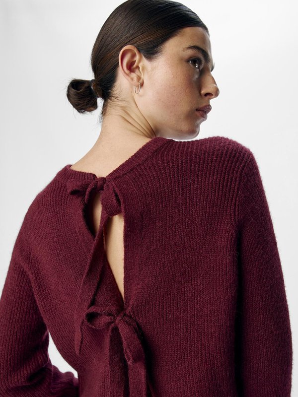 OBJPARVI NOOS - Cardigan - cabernet2