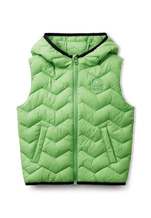 PADDED WITH HOOD  - Waistcoat - green