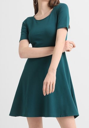 Jerseykjole - dark green