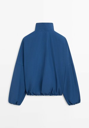 Massimo Dutti, TECHNICAL VOLUME BOMBER JACKET - Bomberjakke - dark blue